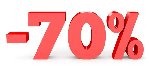 Minus seventy percent. Discount 70 %. — Stock Photo, Image