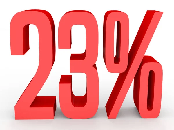 Twenty three percent off. Discount 23 %. — Zdjęcie stockowe