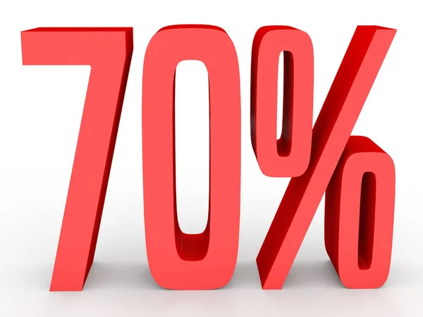 Seventy percent off. Discount 70 %. — Stockfoto