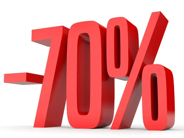 Minus seventy percent. Discount 70 %. — Stockfoto