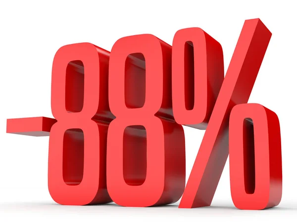 Minus eighty eight percent. Discount 88 %. — Stock Fotó