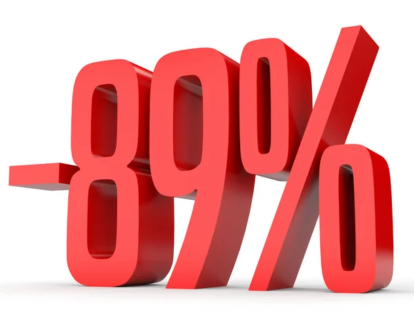 Minus eighty nine percent. Discount 89 %. — Stock Fotó