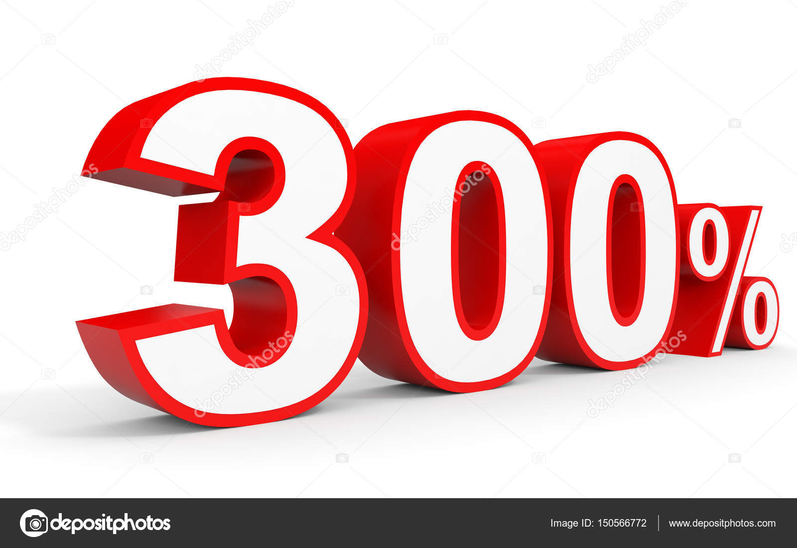 Three Hundred Percent 300 3d Illustration Stock Photo Image By C Icreative3d Three Hundred Percent 300 3d Illustration Stock Photo Image By C Icreative3d