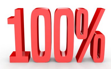 One hundred percent off. Discount 100 %.
