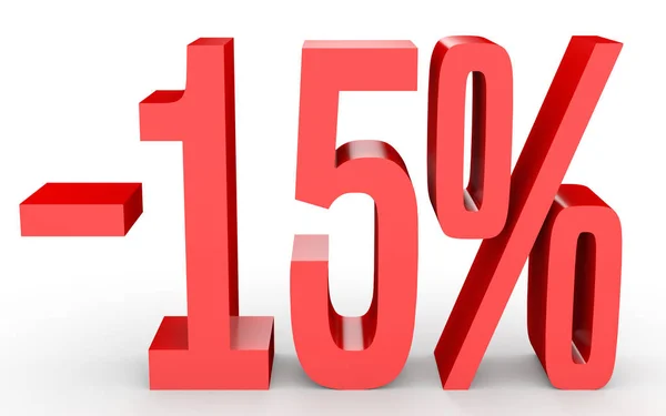 Meno il 15%. Sconto 15% . — Foto Stock