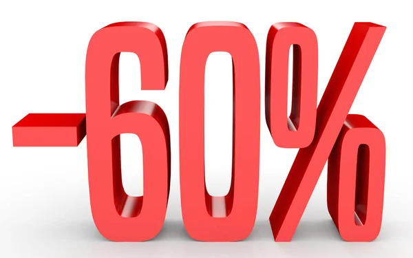 Minus sixty percent. Discount 60 %. — Stock Fotó