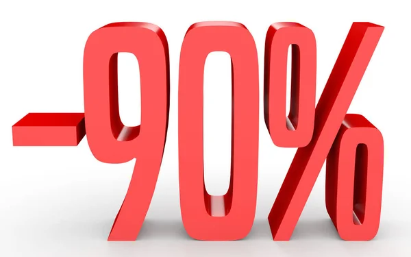 Minus ninety percent. Discount 90 %. — Stock Fotó