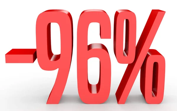 Minus ninety six percent. Discount 96 %. — Stock Fotó