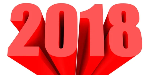 2018 Новий рік. Текст . — стокове фото