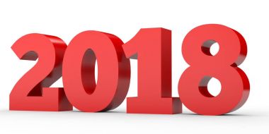 2018 yeni yıl. Metin.