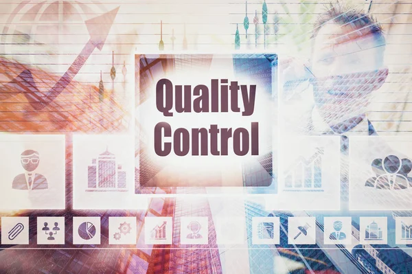 Control de calidad empresarial — Foto de Stock