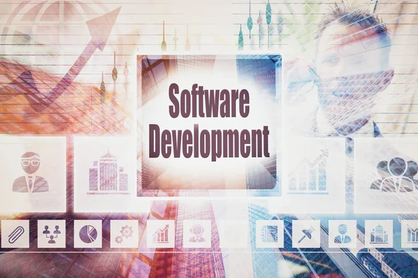 Business Software Development — Stockfoto