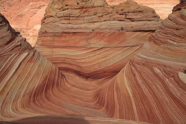 Formazioni rocciose nel Nord Coyote Buttes, parte del Vermilio — Foto Stock