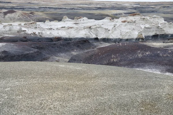 Bisti badlands, De-na-zin wilderness area, New Mexico — 스톡 사진