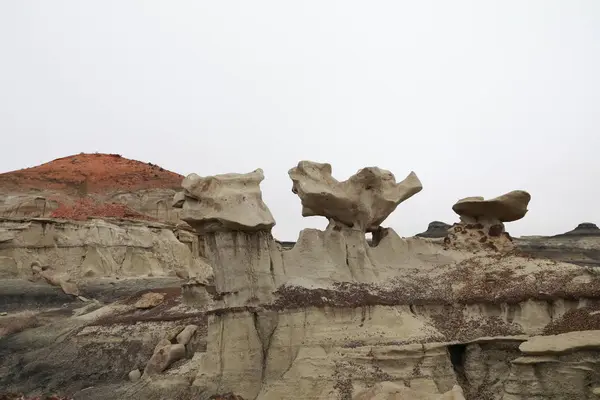 Bisti badlands, De-na-zin wilderness area, New Mexico — Stock Photo, Image