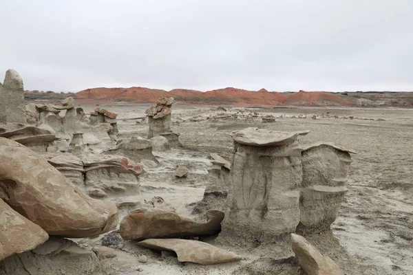 Bisti badlands, De-na-zin wildness area, New Mexico — стокове фото