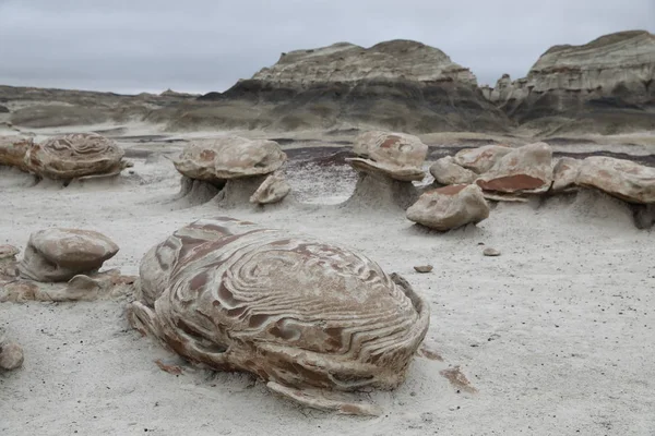 Bisti badlands, De-na-zin wildness area, New Mexico — стокове фото