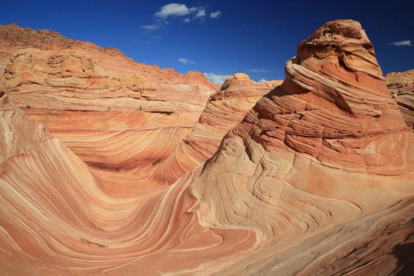 Rock formations in the North Coyote Buttes, part of the Vermilio — Stok fotoğraf