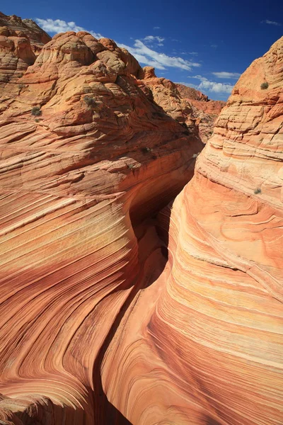 Rock formations in the North Coyote Buttes, part of the Vermilio — Stock Photo, Image