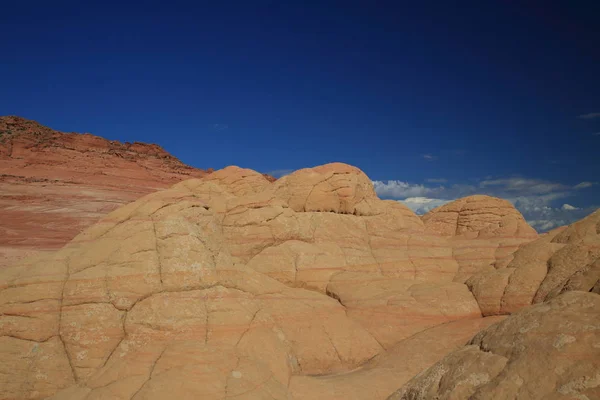 Formacje skalne w North Coyote Buttes, części Vermilio — Zdjęcie stockowe