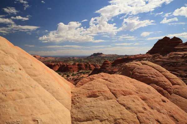 Rock formations in the North Coyote Buttes, part of the Vermilio — 스톡 사진