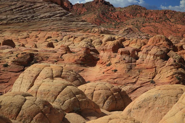 Formações rochosas no Norte Coyote Buttes, parte do Vermilio — Fotografia de Stock