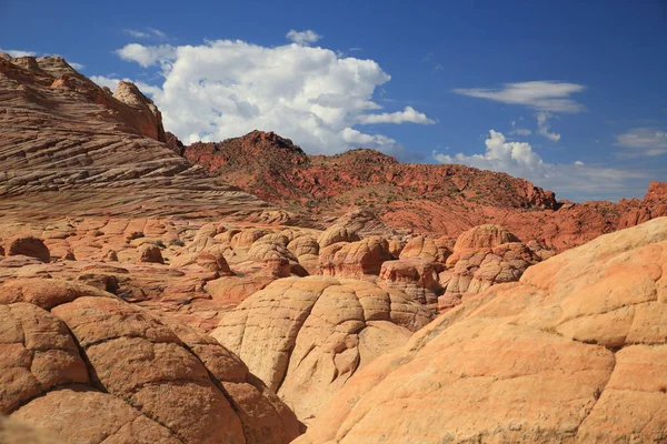 Rock formations in the North Coyote Buttes, part of the Vermilio — ストック写真