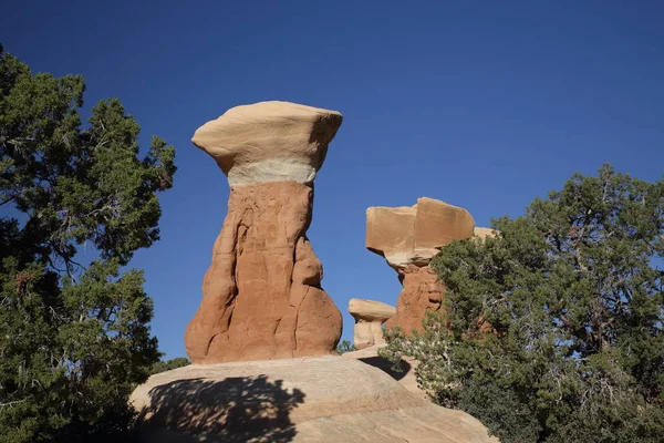 Ördögkert a Grand Staircase Escalante Nemzeti Emlékműben — Stock Fotó