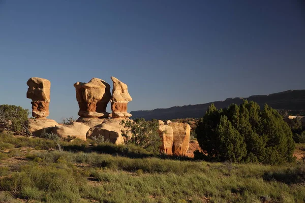 Duivels Tuin in Grand Staircase Escalante Nationaal Monument in — Stockfoto