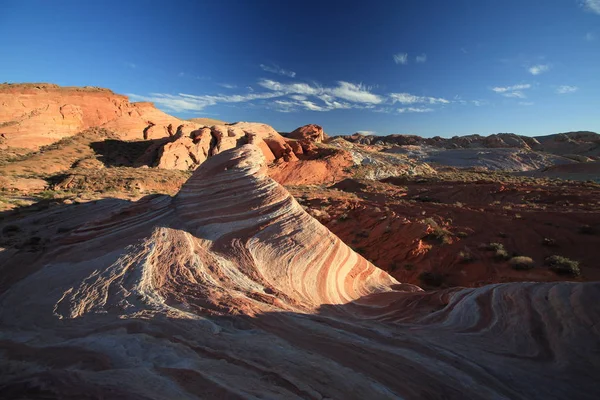 The Fire Wave, Valley of fire State Park, Nevada, EE.UU. — Foto de Stock