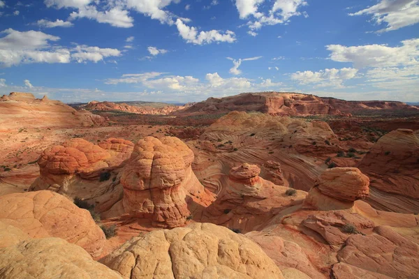 Rock formations in the North Coyote Buttes, part of the Vermilio Cliffs National Monument — Stock Photo, Image