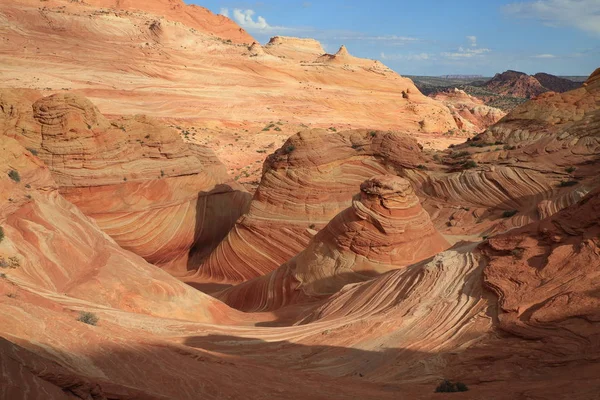 Rock formations in the North Coyote Buttes, part of the Vermilio — Stok fotoğraf