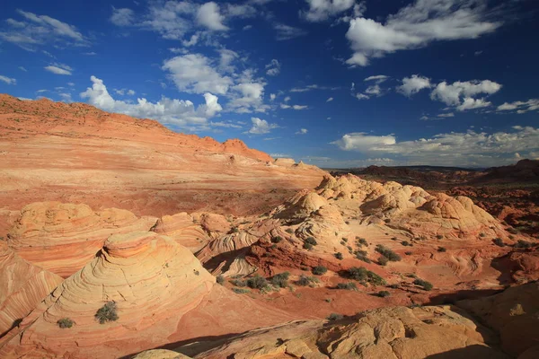 Rock formations in the North Coyote Buttes, part of the Vermilio — Stok fotoğraf