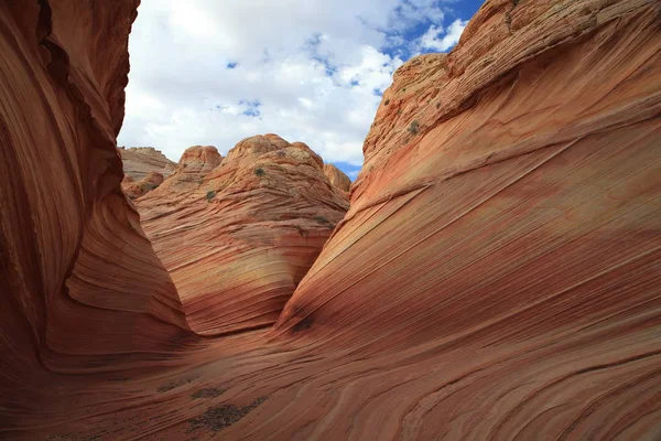 Rock formations in the North Coyote Buttes, part of the Vermilio — Stok fotoğraf