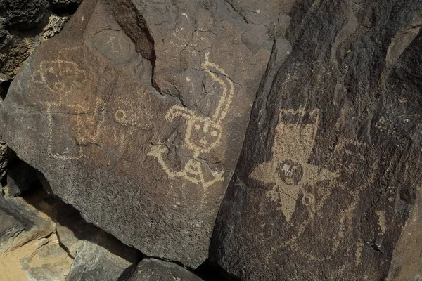 Petroglyphs Boca Negra Petroglyph National Monument Albuquerque New Mexico — стокове фото