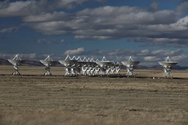 VLA, antenne satellitari Very Large Array t in New Mexico, USA — Foto Stock