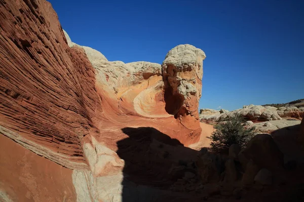 Fehér zseb a Vermilion sziklák Nemzeti Emlékműben, Arizona — Stock Fotó