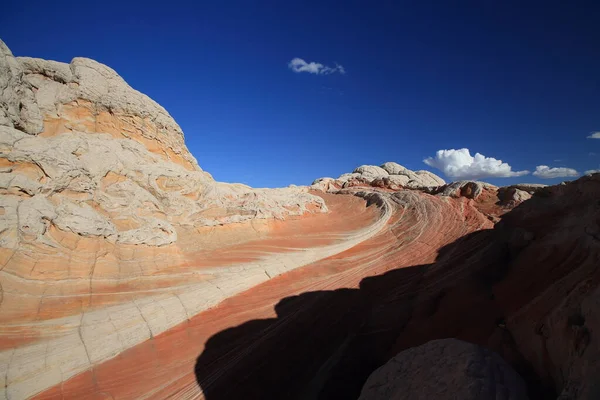 Bolso branco no monumento nacional dos penhascos do vermelhão, Arizona , — Fotografia de Stock