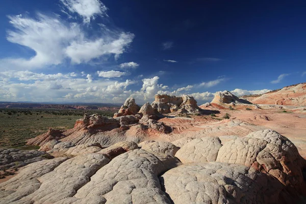 亚利桑那州Vermilion悬崖国家纪念碑的白色口袋, — 图库照片