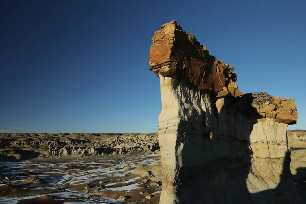 Bisti Badlands Zin Wildness Area New Mexico — стокове фото