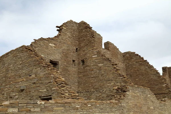 Pueblo Bonito Parku Narodowym Kultury Chaco Nowym Meksyku Usa — Zdjęcie stockowe