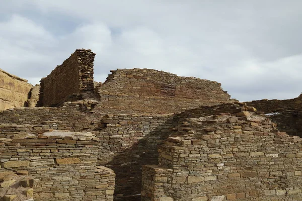 Пуэбло Бонито Национальном Историческом Парке Культуры Чако Нью Мексико Сша — стоковое фото