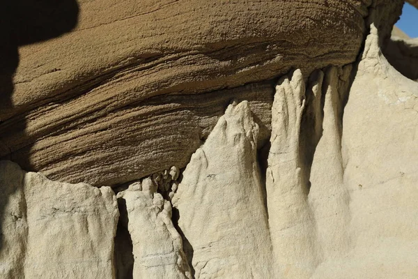 Strange Rock Formation Bisti Badlands Valley Dreams New Mexico Usa — Stock Photo, Image