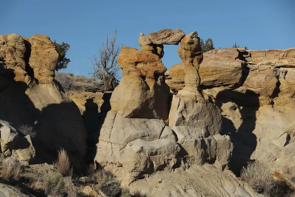 Zona Selvaggia Zin Badlands Bisti Nuovo Messico — Foto Stock