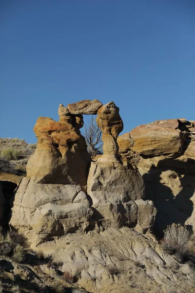 Zin Wildernis Gebied Bisti Badlands New Mexico — Stockfoto