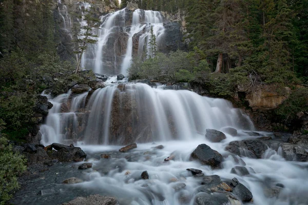 Tangle Creek Falls Jasper National Park Alberta Canada — Stock Photo, Image