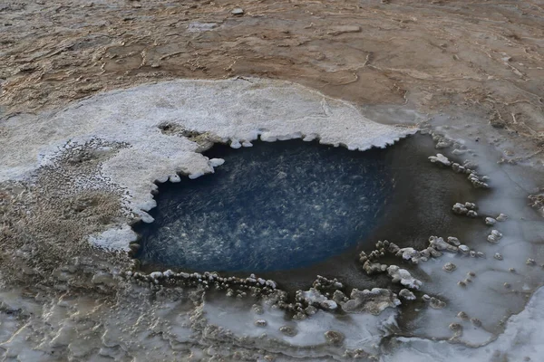 Island Landschaft Hveravellir Geothermischen Bereich Bereich Der Fumarolen Und Bunte — Stockfoto