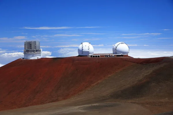 Teleskopy Mauna Kea Big Island Hawai — Stock fotografie