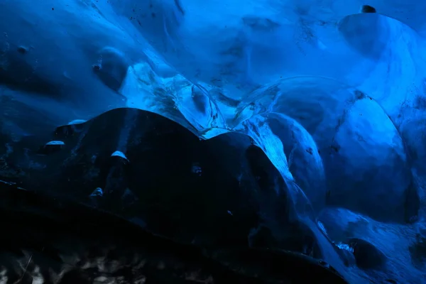 Caverna Gelo Islândia Vatnajokull Glacier Jokulsarlon Nationa Park — Fotografia de Stock