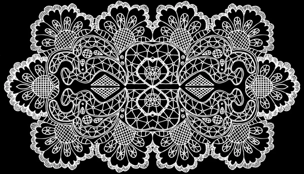 Black Openwork draw — Stock Photo, Image